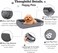 Pet cushion for Small dogs and Cats, Soft Plush pet bed with Raised sides, Low entry, and Warm, 61 cm sleeping mat with Non-slip, Comfortable, Head &amp; Neck Support, and Breathable &amp; Light weight (Grey)