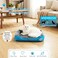 Pet cushion for Small dogs and Cats, Soft Plush pet bed with Raised sides, Low entry, and Warm, 61 cm sleeping mat with Non-slip, Comfortable, Head &amp; Neck Support, and Breathable &amp; Light weight (Blue)
