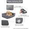 Pet cushion for Puppies and kitten, Soft Plush pet bed with Raised sides, Low entry, and Warm, 53 cm sleeping mat with Non-slip, Comfortable, Head &amp; Neck Support, and Breathable &amp; Light weight (Grey)
