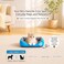 Pet cushion for Puppies and kitten, Soft Plush pet bed with Raised sides, Low entry, and Warm, 53 cm sleeping mat with Non-slip, Comfortable, Head &amp; Neck Support, and Breathable &amp; Light weight (Blue)