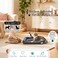 Pet cushion for Small dogs and Cats, Soft Plush pet bed with Raised sides, Low entry, and Warm, 61 cm sleeping mat with Non-slip, Comfortable, Head &amp; Neck Support, and Breathable &amp; Light weight (Black)
