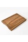 End grain wood board (42&times;26&times;1.5 cm) for chopping &amp; serving cheese, fruits, veggies, charcuterie.