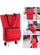Shopping Trolley Bag With Wheels Red 28x4x18cm