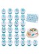 seven Fondant Icing Alphabet Cookie Stamps and Letter Cutters - Pack of 26 Capital Letters for Cake Decorating