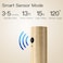 Motion Sensor Night Light, Rechargeable Body Sensor Night Light Indoor, Magnetic Wooden LED Wall Sconce for Bedroom Corridor Staircase Cabinet, White Ash Wood
