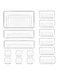 15pcs Desk Drawer Organizers Trays Set,Clear Plastic Storage Bins Bathroom Drawer Tray, Dividers Vanity &amp; Accessories trays, Organizer for Bedroom Dresser Makeup Jewelries, kitchen, office.