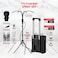 Portable Outdoor Misting System with 15L Water Tank &amp; Rechargeable Battery - 360&deg; Cooling Spray Set


