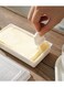 Butter Cutter Box With Lid Kitchen Cheese Slicer Storage Container, 10g Quantitative Cutting Box With Spreader, Airtight Baking Butter Keeper Organizer, Compact Anti-Odor Design