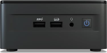 انتل كمبيوتر مكتبي صغير NUC13ANHi5 من ان يو سي، الجيل 13 12 كور i5-1340P حتى 4.6GHz، ذاكرة RAM DDR4 16GB، SSD PCIe 1TB، واي فاي 6، بلوتوث 5.3، ويندوز 11 برو، AZ-XUT