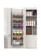VyGrow Over the Door Organizer, 6-Tier With Adjustable Basket for Pantry Kitchen Storage Room, Spice Rack, Black
