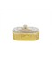 Smart Ramadan Metal Snack Box with Lid   Desert serving platter with transparent lid, adding an elegant touch to your Ramadan decorations in your office or home. Perfect for celebrating Eid al-Fitr, Ramadan, or weddings.