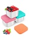 Oasisgalore Stainless Steel Snack Containers,Small Metal Food Storage Containers with Lids,Reusable Lunch Condiment Sauce Storage Set,for Travel,Picnic,Office,6oz