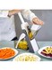 Vegetable Cutter Safe Mandoline Slicer TikTok Adjustable Vegetable Chopper Multi purpose Food Vegetable Slicer for Kitchen