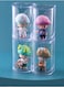 Clear Figures Display Case, Display Boxes, Stackable Blind Box for Collectibles-Figures, Assembled Dustproof Storage Organizer Box, for Lego Collectibles Action Figures for Pop Mart(4PCS)