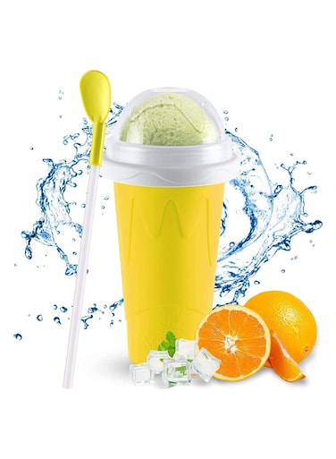 Slushy Maker Cup Double Layers Silica Cup, Smoothie Pinch Ice Cup, Frozen Magic Squeeze Cup, Cooling Maker Cup, Freeze Mug Tools, Portable Squeeze Icy Cup