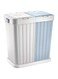 Rio Twins Multipurpose Dual Bin, Multi- Purpose Laundry Box 80L, White &amp; Pink