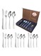 Luxury Silver Cutlery Set &acirc;&euro;&ldquo; 12-Piece Stainless Steel Flatware (3 Complete Place Settings: Knife, Fork, Spoon, Teaspoon) for Elegant Dining &amp; Special Occasions
