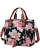 Weitars Insulated Lunch Bag For Women,Leak Proof Lunch Box For Work,Extra Large Lunch Tote Bag With Removable Shoulder Strap with Side Pockets,Reusable Lunch Bag For Picnic Hiking (Peony)