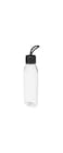 OU Liv Flat Squeeze Water Bottle, 700 ml Capacity, Black