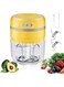 Emand Chopper Electric Garlic Presses Mini Garlic Chopper, USB Wireless Portable Small Food Processor,250ML Multi-function Wireless Grinder for Vegetables,Dicing, Chopper Manual Food-Processor