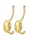KNP Heavy Duty Coat and Hat Hook Gold Plated, 3Pcs Designed for strength and elegance, these hooks provide a sturdy and stylish solution for organizing coats, hats, scarves, bags, and more.