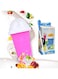 AWH Slushy Maker Cup, Quick Frozen Magic Smoothie Cup for Ice Cream Make your Day Cool, Portable Squeeze Ice Cup, Slushies Maker Cup with Spoon and Straw (Pink)