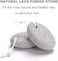 Natural Pumice Stone for Feet and Hands, 2 PCS Lava Pedicure Tools - Callus Remover and Exfoliation for Dead Skin, Heels, Elbows