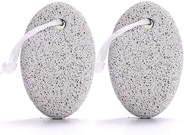Natural Pumice Stone for Feet and Hands, 2 PCS Lava Pedicure Tools - Callus Remover and Exfoliation for Dead Skin, Heels, Elbows