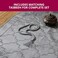 Home Dwell Prayer Mat 70 x 110 cm with Tasbeeh - Premium Soft Islamic Prayer Rug for Men & Women   Perfect for Daily Use & Gift