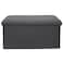 Home Dwell Cushioned Storage Bench with Hidden Compartment   Modern Ottoman Seat for Bedroom, Entryway, or Living Room &ndash; Grey