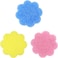 Home Dwell Flower Shape Sponge Set   Pack of 12  Scratch-Free Sponges for Dishes & Home, Odor Resistant, Soft In Warm Water, Firm Cold, Deep Cleaning, Dishwasher Safe, Multi-Use, Functional, Ergonomic