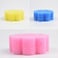 Home Dwell Flower Shape Sponge Set   Pack of 12  Scratch-Free Sponges for Dishes & Home, Odor Resistant, Soft In Warm Water, Firm Cold, Deep Cleaning, Dishwasher Safe, Multi-Use, Functional, Ergonomic