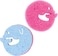 Home Dwell Dolphin-Shaped Heavy Duty Cellulosic Scrub Sponge   Pack of 6   Kitchen sponge , Dish sponge , Scrub , General Purpose Cleaning , Food Safe , Non-Rusting , Kitchen, Garage, Outdoor