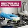 Home Dwell Multi-Function Scrub Sponge Dual Side Scrubber + Sponge Set   Pack of 9  Scratch-Free Sponges for Dishes & Home, Odor Resistant, Soft In Warm Water, Firm Cold, Deep Cleaning