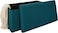 Home Dwell Cushioned Storage Bench with Hidden Compartment   Modern Ottoman Seat for Bedroom, Entryway, or Living Room &ndash; Blue