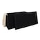 Home Dwell Cushioned Storage Bench with Hidden Compartment   Modern Ottoman Seat for Bedroom, Entryway, or Living Room &ndash; Black