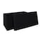 Home Dwell Cushioned Storage Bench with Hidden Compartment   Modern Ottoman Seat for Bedroom, Entryway, or Living Room &ndash; Black