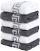 Home Dwell Premium Hand Towels Set - Set of 6 - 100% Cotton, Bathroom Hand Towel Set, Hotel & Spa Quality Hand Terry Towels for Bathroom, Highly Absorbent and Super Soft Bathroom Towels