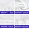 Home Dwell Premium Bath Towels Set - Set of 4 - 100% Cotton Highly Absorbent  Bath Towels - Hotel &amp; Spa Quality Bath Towels - White, Grey, Camel &amp; Blue