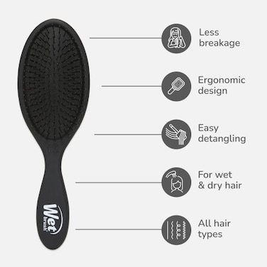 Wet Brush Original Detangler   Frost Black