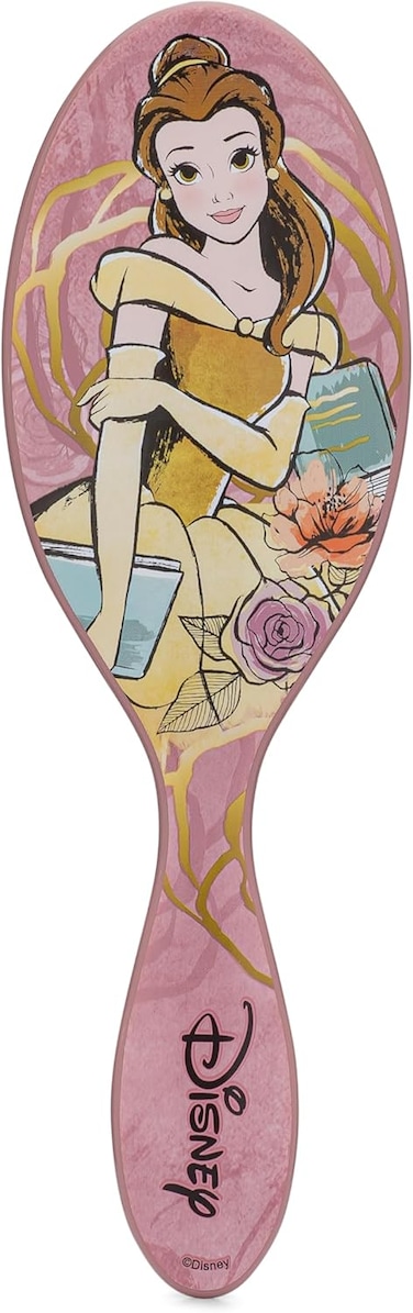 Wet Brush Disney Original Detangler Hair Brush, Belle (Elegant Princess) - Ultra-Soft IntelliFlex Bristles - Detangling Brush Glides Through Tangles (Wet Dry &amp; Damaged Hair) - Women &amp; Men