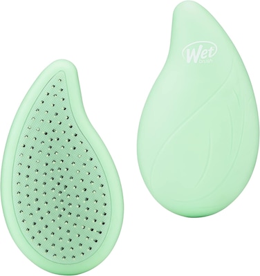 Wet Brush Go Green Palm Detangling Hair Brush Infused with Tea Tree Oil - Pain-Free Ultra-Soft Detangler Bristles Glide Through Tangles with Ease - Protects Against Split Ends For Wet &amp; Dry Hair