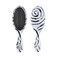Wet Brush Original Hair Brush   Watercolor Motif   Purple Swirl