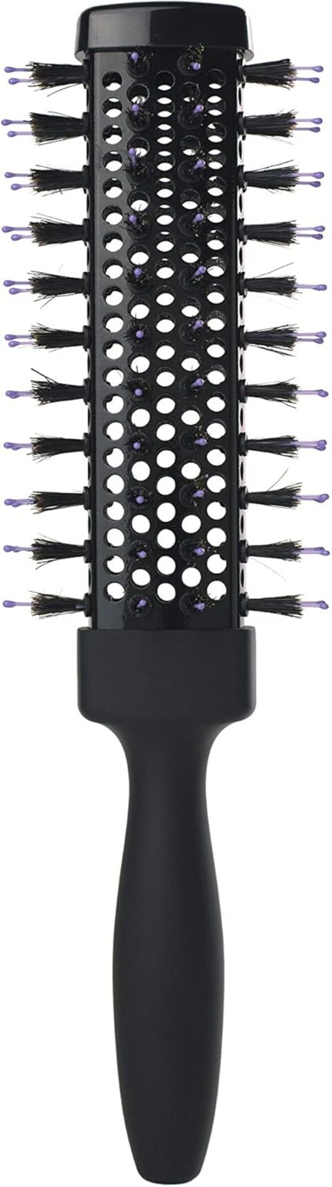 Wet Brush Beach Waves Round Brush - For All Hair Types - Loose Curls &amp; Beachy Waves - A Perfect Blow Out with Less Pain, Effort and Breakage Square Barrel, 2&quot; Barrel