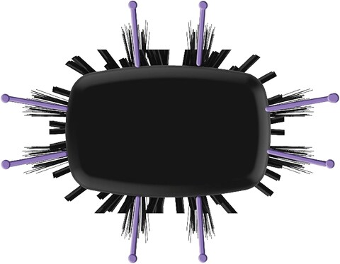 Wet Brush Beach Waves Round Brush - For All Hair Types - Loose Curls &amp; Beachy Waves - A Perfect Blow Out with Less Pain, Effort and Breakage Square Barrel, 2&quot; Barrel