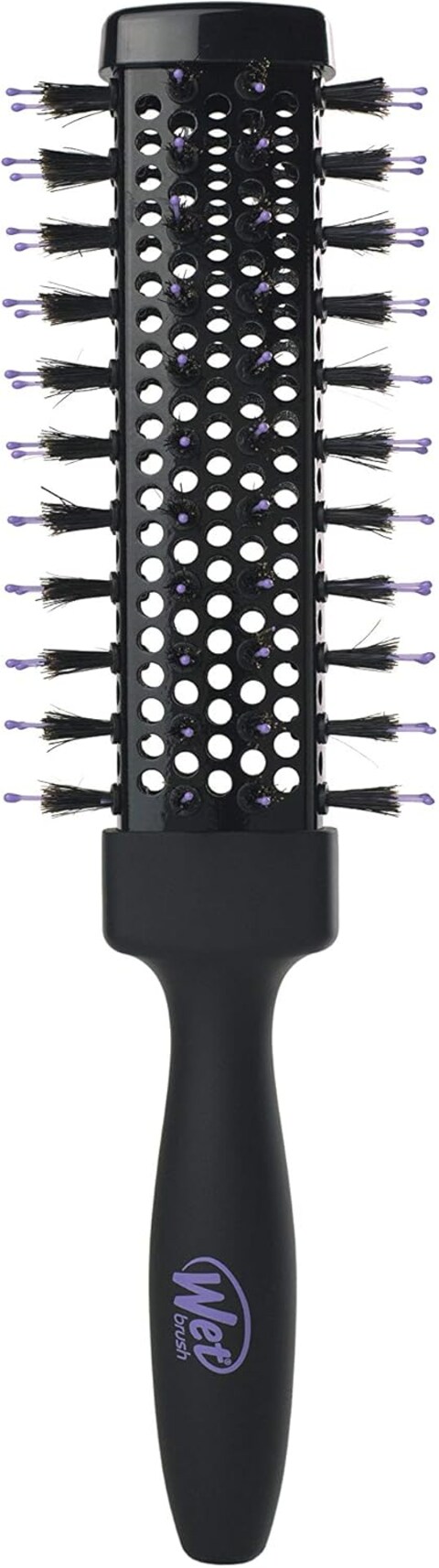 Wet Brush Beach Waves Round Brush - For All Hair Types - Loose Curls &amp; Beachy Waves - A Perfect Blow Out with Less Pain, Effort and Breakage Square Barrel, 2&quot; Barrel