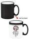 Color Changing Heat Sensitive Ceramic Mug, Image Revealed When HOT Liquid is Added! Einstein