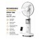18-Inch Rechargeable Ultrasonic Mist Spray Fan with 2.1L Water Tank, Remote &amp; 18H Runtime
