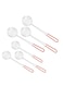 Stainless Steel Strainer Set with Silicone Handles - Perfect for Cooking, Frying, and Hot Pot