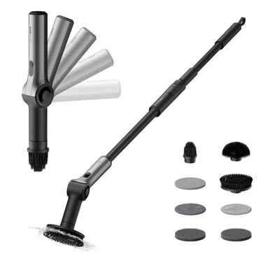 HOTO Flexi Cordless Spin Scrubber